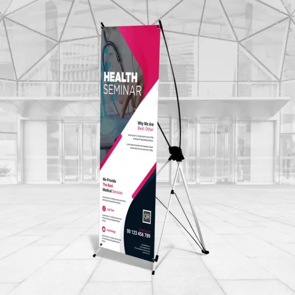 X Style Collapsible Banner Stands Smart Creative Printing